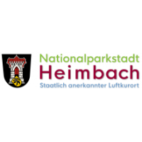 Logo Nationalparkstadt Heimbach. Staatlich anerkannter Luftkurort